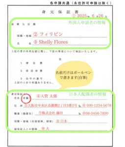 already-described-letter-of-guarantee-for-Japanese-spouse-of-status-of-residence